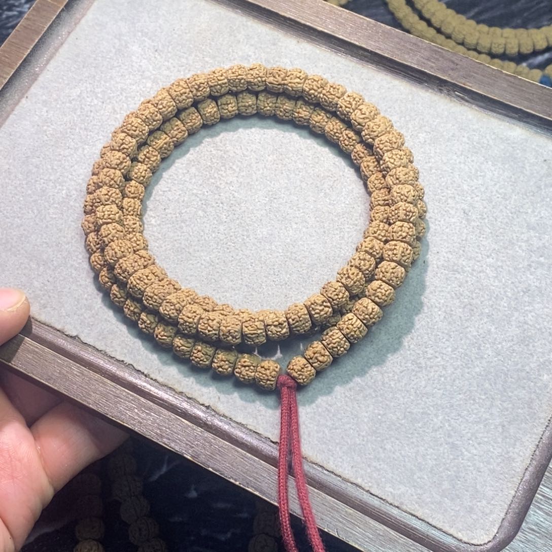 金刚菩提手串盘龙纹 闷墩龙 脖挂