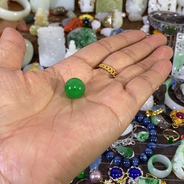 快***业翡翠散珠精品小件精品小件