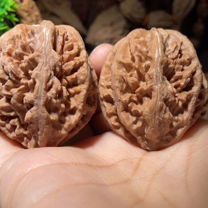 把件文玩核桃东北楸子小雪47