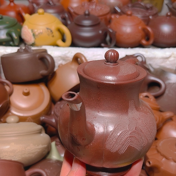 紫砂茶壶宜兴原矿紫砂300