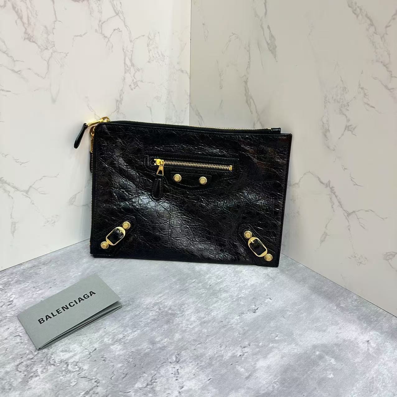 95新 Balenciaga/巴黎世家 乱乱子中古/女士/手拿包/108359