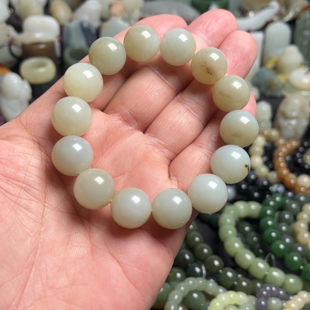 和田玉（青白玉）未镶嵌套链