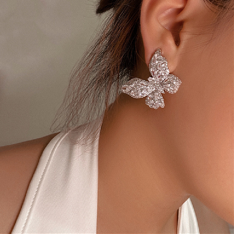 铜合金耳饰 【A50】气质轻奢冷淡风百搭耳环小众高级感精致耳饰