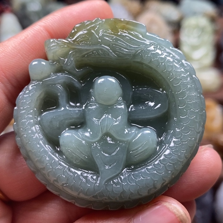 和田玉挂件未镶嵌