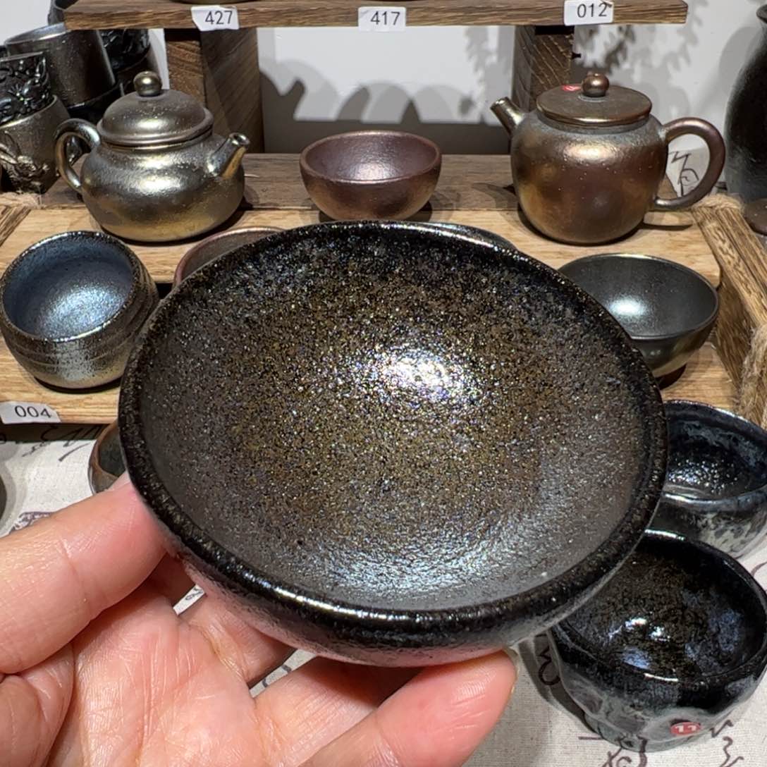 壶?****?建水紫陶紫泥柴烧杯