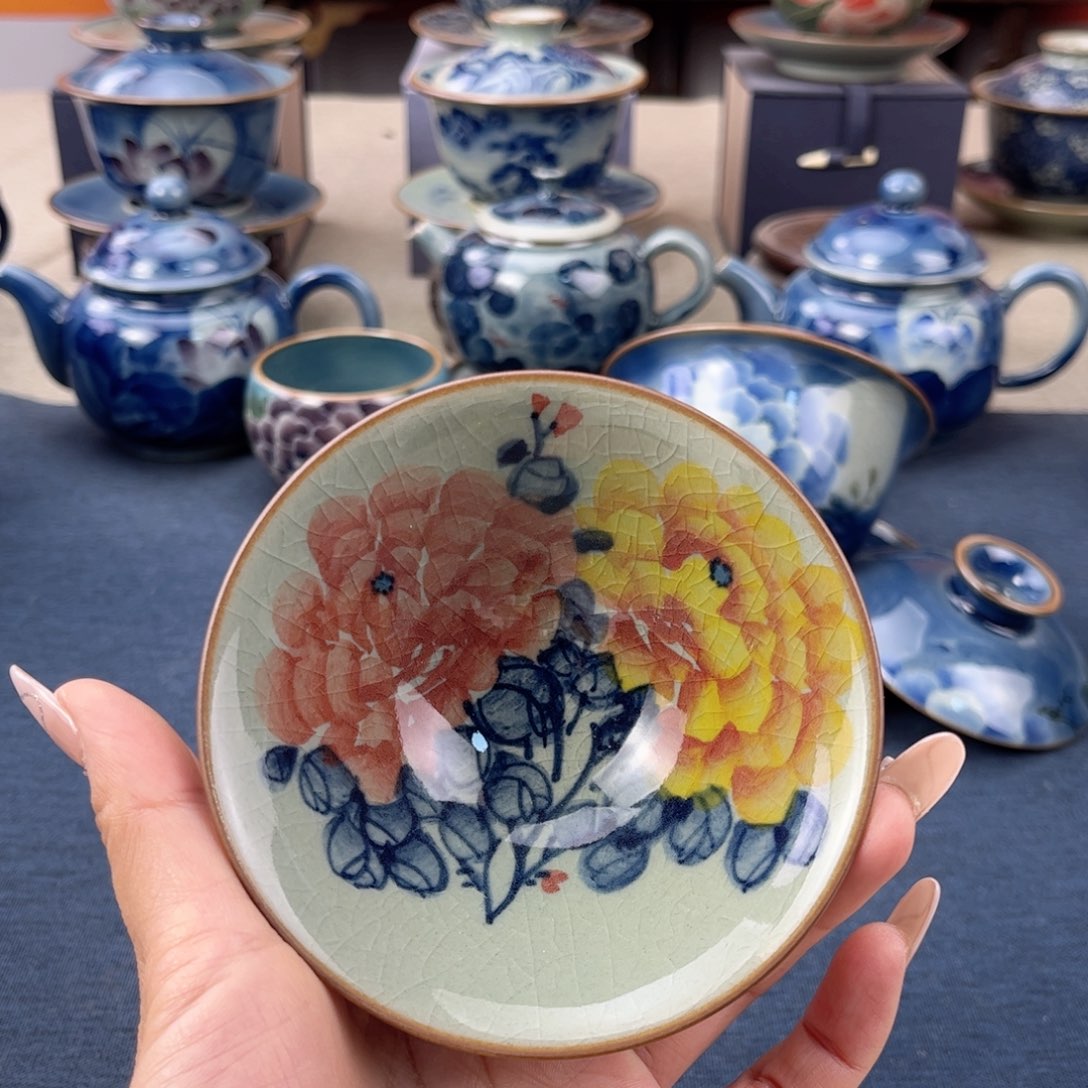 杯景德镇手绘手工茶具