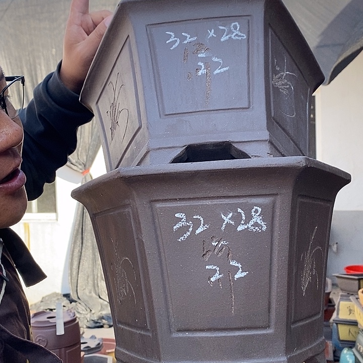 紫砂花盆宜兴紫砂