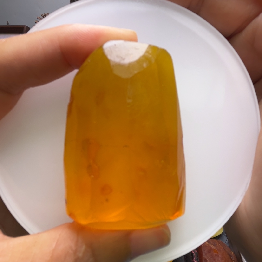 五***香定制琥珀未镶嵌琥珀蜜蜡原石定制