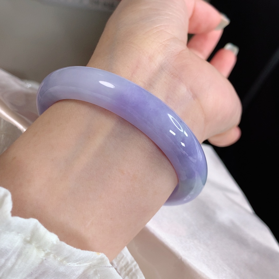 未镶嵌手镯翡翠 正圈①⑤⑨紫罗兰❤️❤️