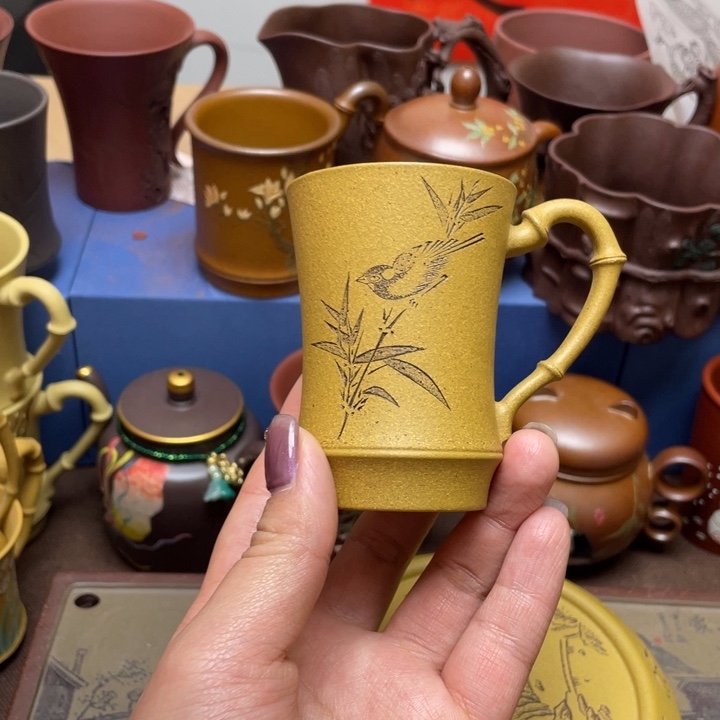 紫砂茶杯紫砂主人杯