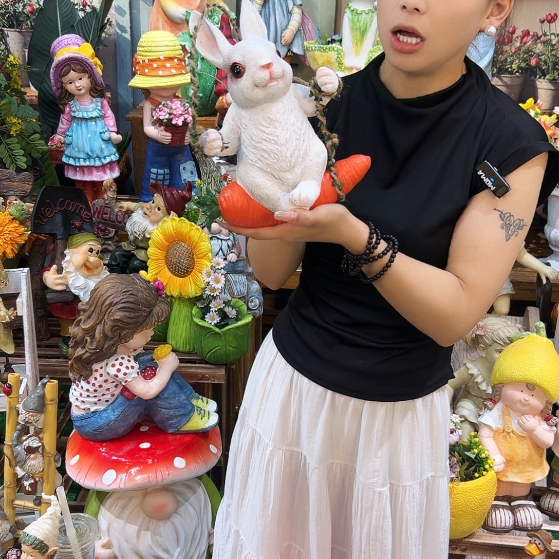 花园摆件红红火火