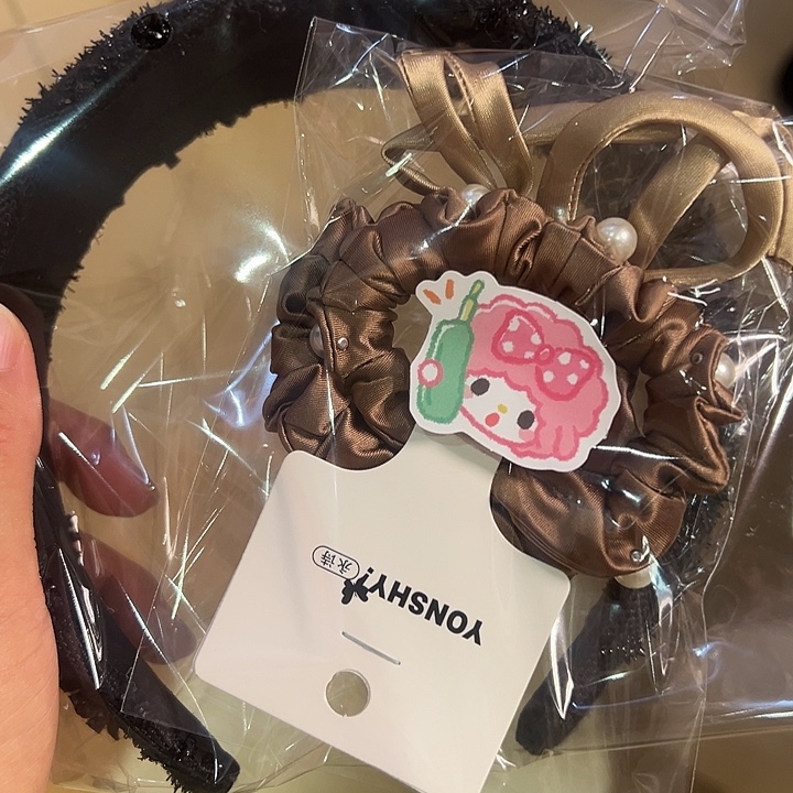 布艺非金属发箍头绳