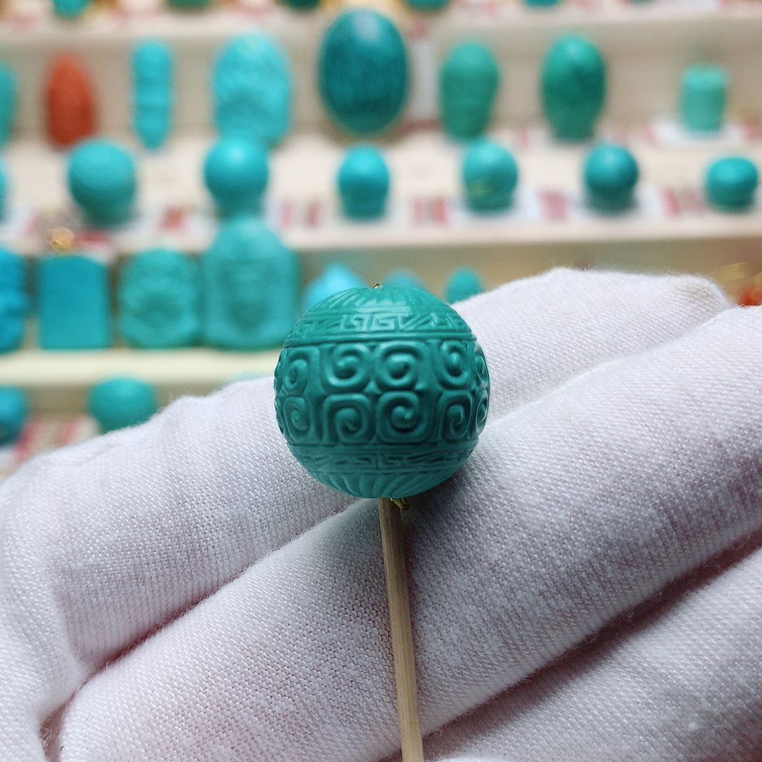 绿松石珠宝奇石未镶嵌