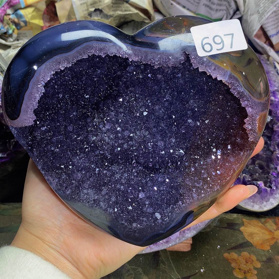 紫晶大型摆件（非配饰）未镶嵌