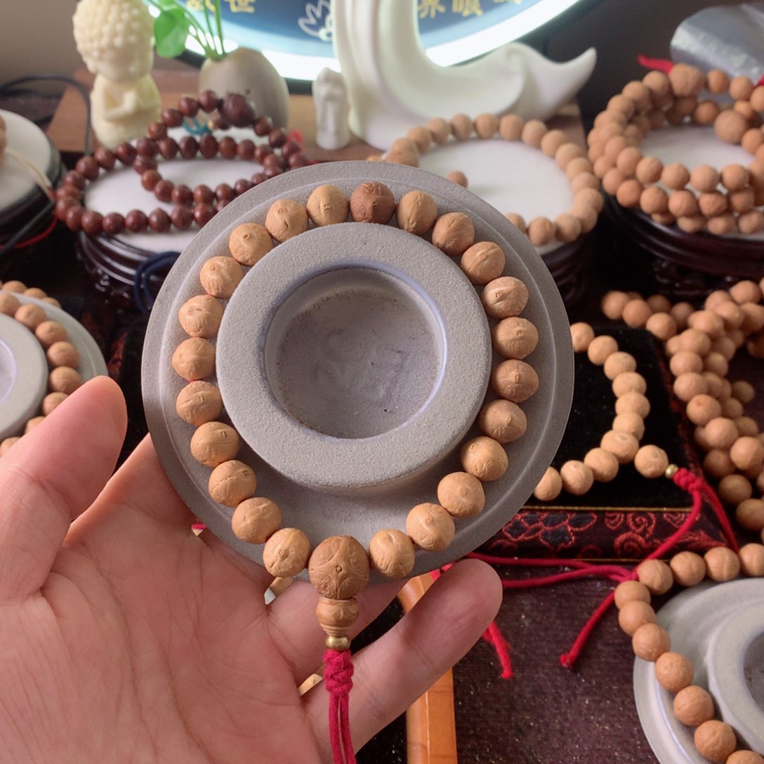 凤眼菩提手串11.5实心飞碟