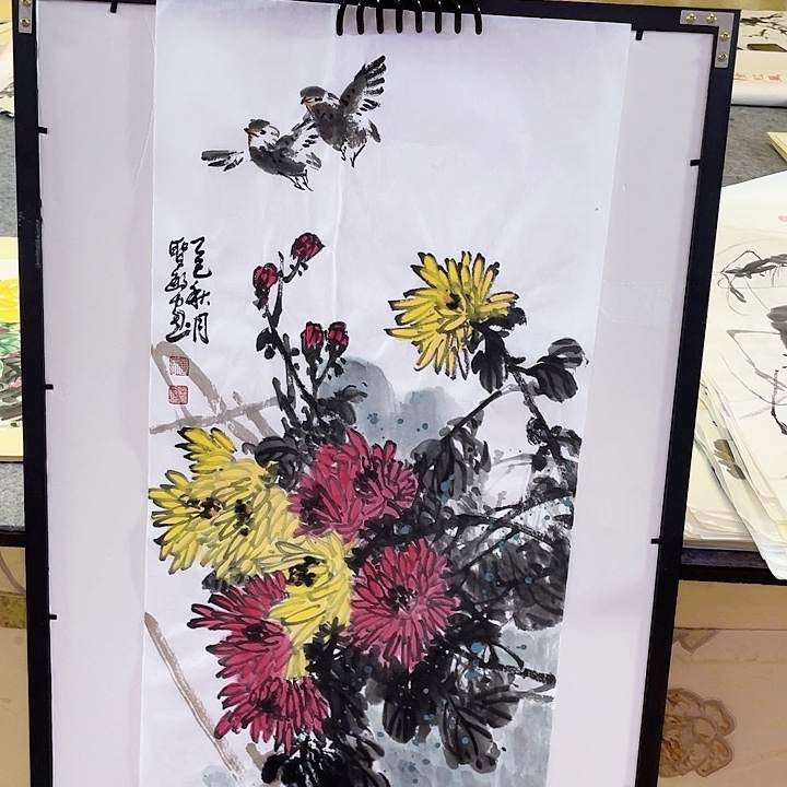 国画张圣敏先生纯手绘作品