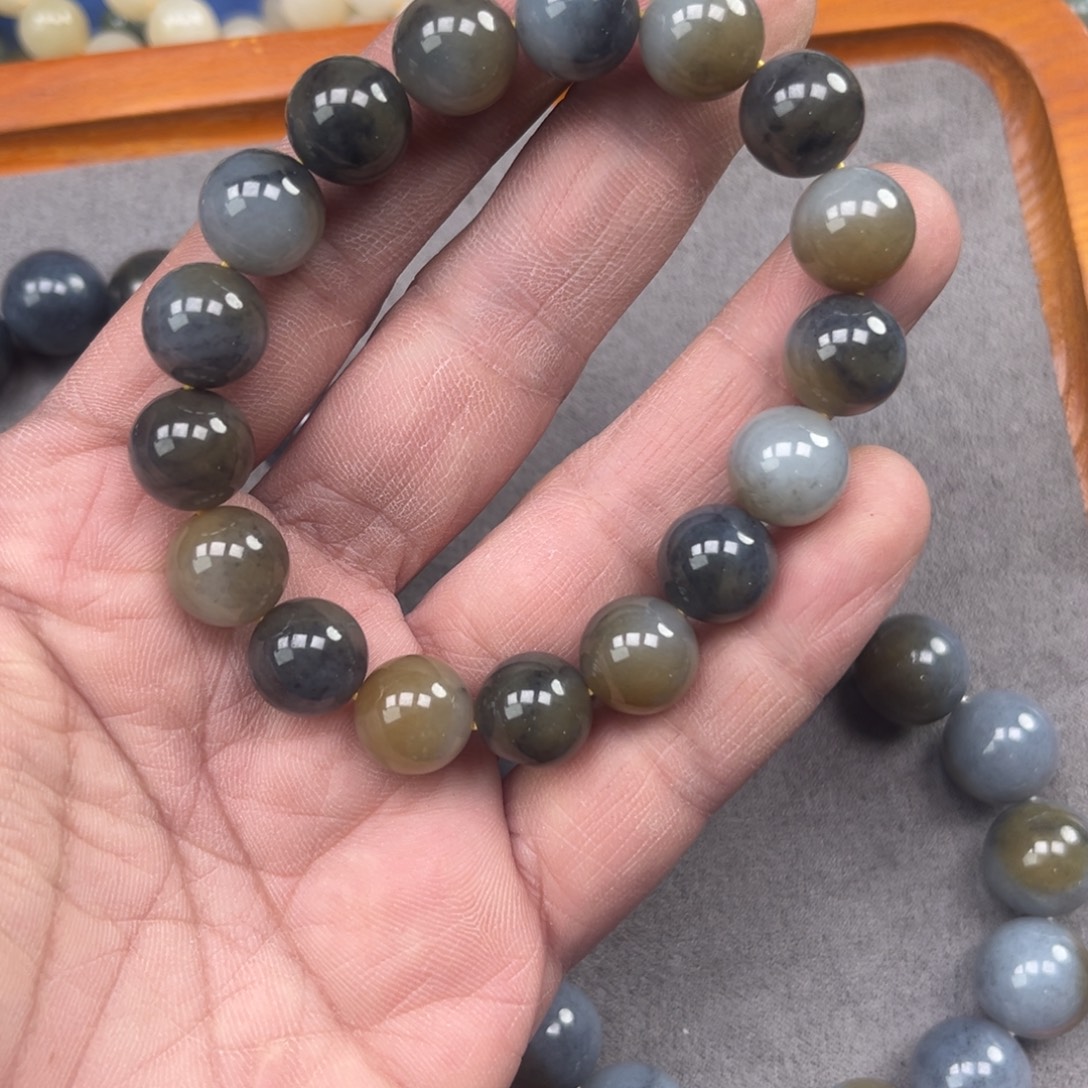 和田玉未镶嵌手链