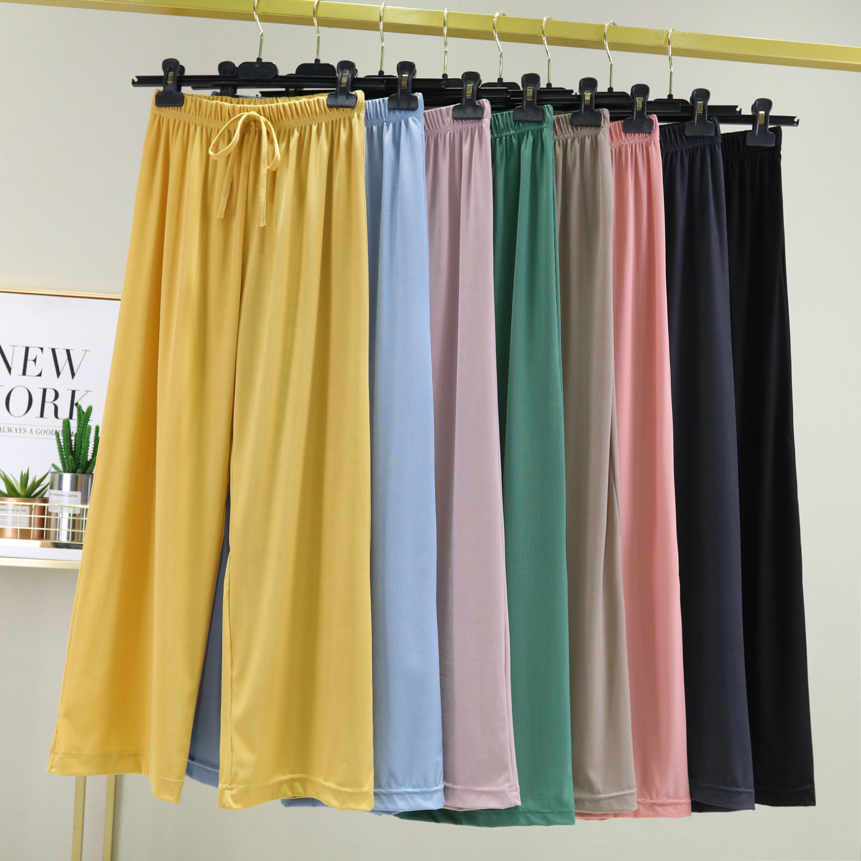 35-99【直播通用链接备注好编号】 韩版纯色运动休闲百搭圆领女装