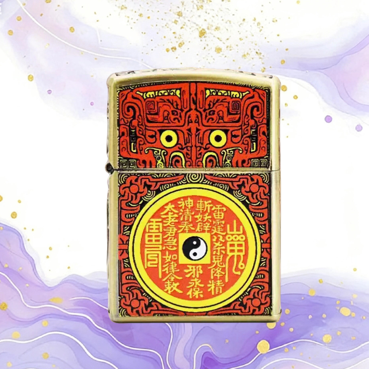 ZORRO佐罗山鬼青铜浮雕防风打火机(无油)SG