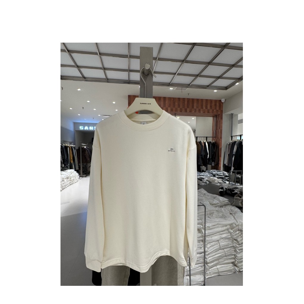 圆领长袖男通勤简约长袖秋季斜纹德绒w232