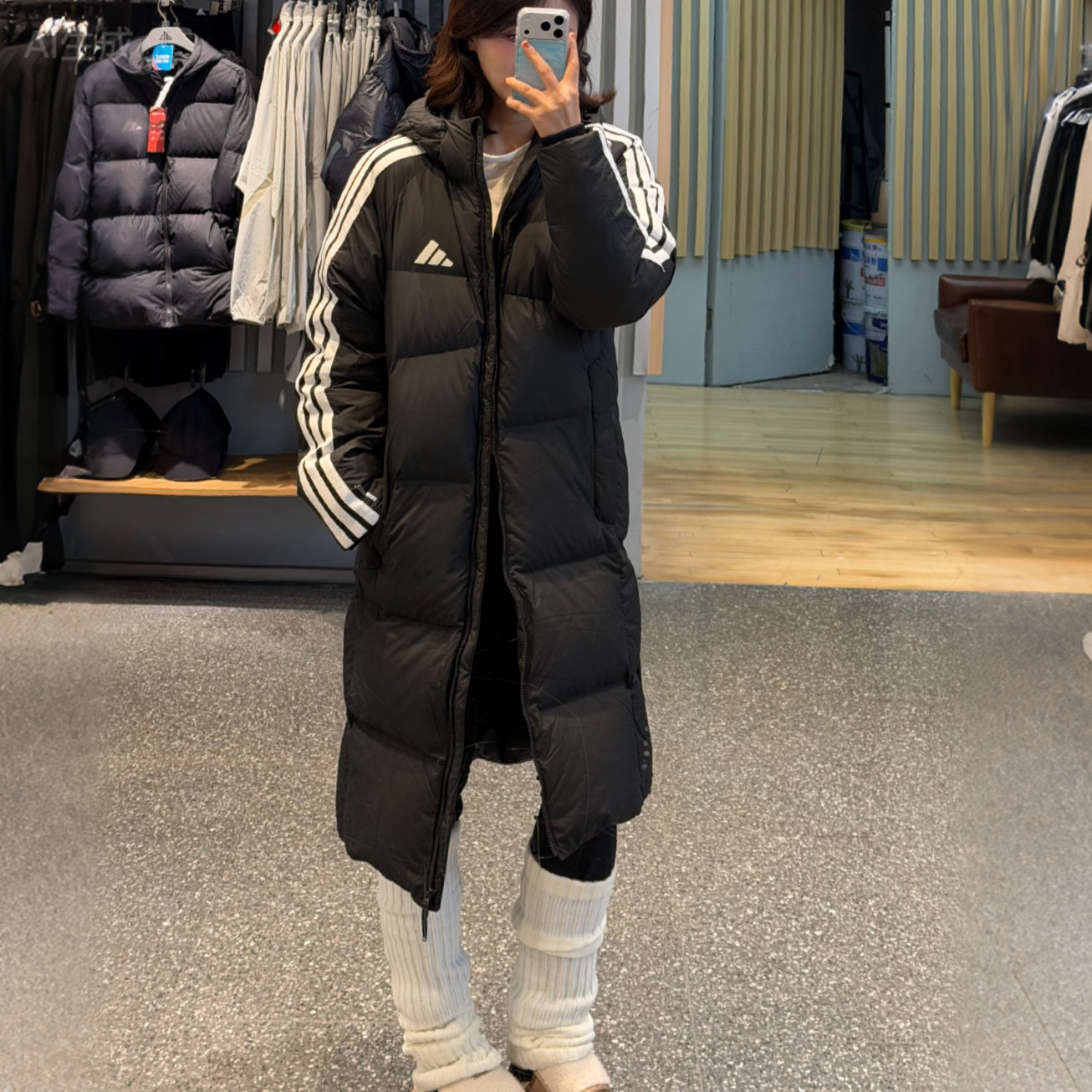 阿迪达斯 （adidas）男子3S L DOWN JKT休闲时尚羽绒服KC2498