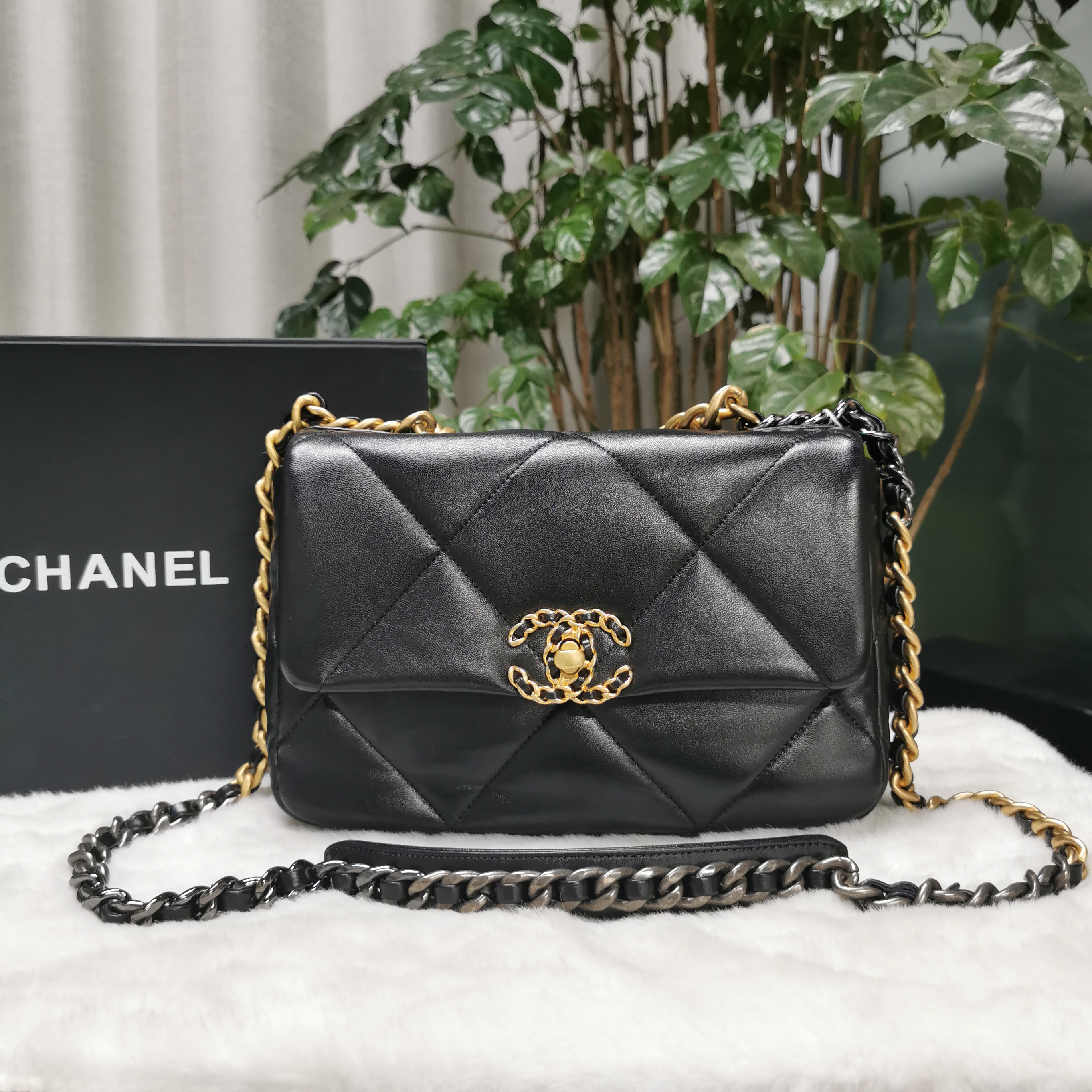 99新 Chanel/香奈儿 久泷/19bag小号 16906843