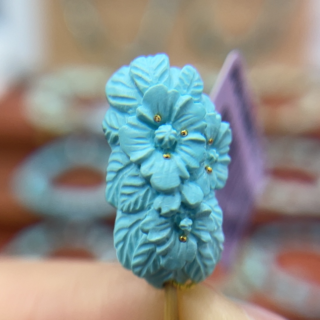 绿松石未镶嵌珠宝奇石