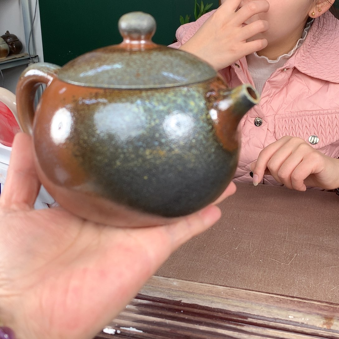紫砂茶壶纯自然柴烧