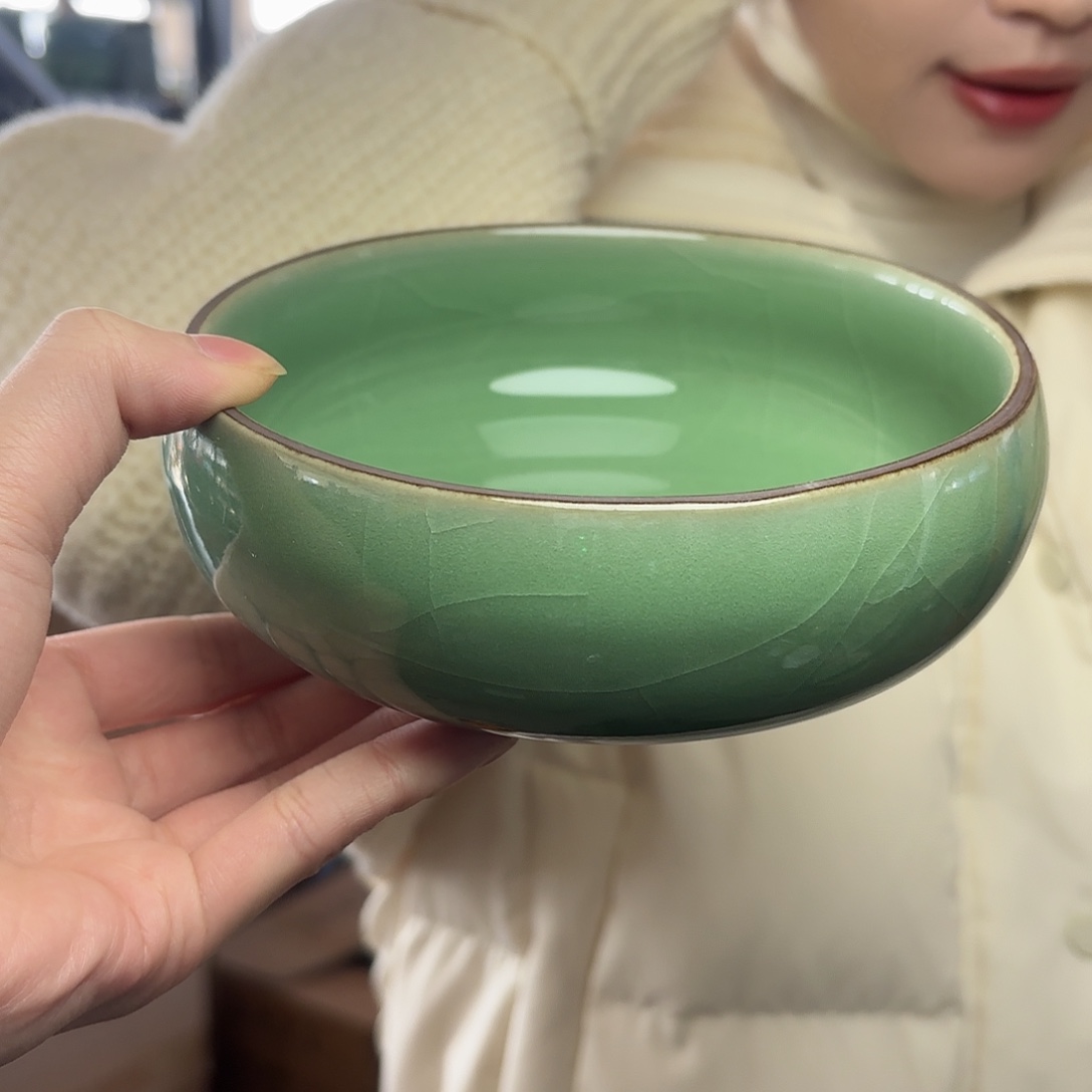 龙泉云间青瓷小米茶器