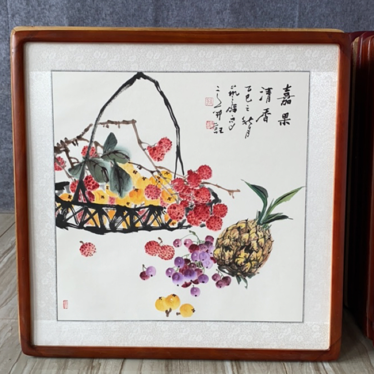 孙艺群老师作品：带框尺寸63×63厘米
