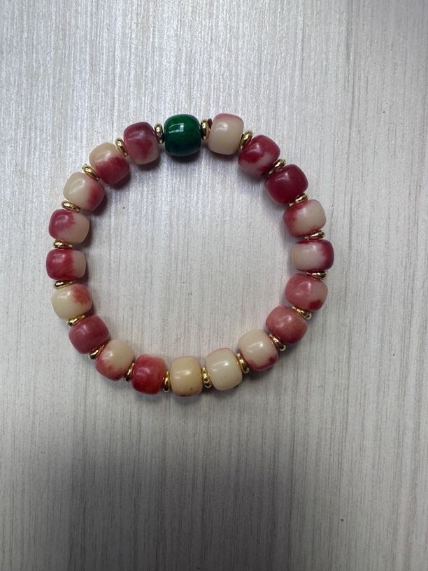 274号牛骨制品桶珠手串