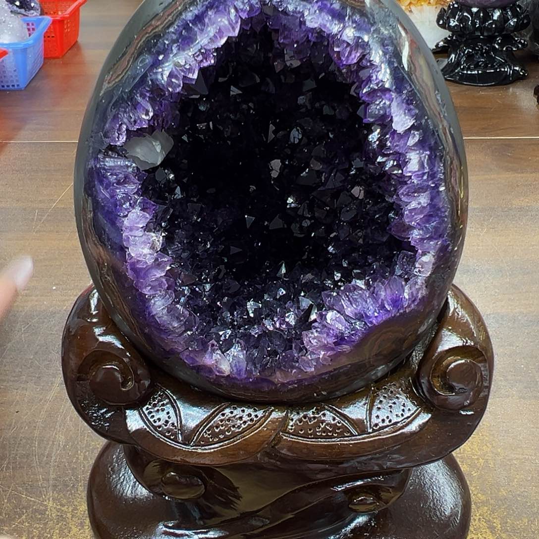 紫晶摆件未镶嵌晶体