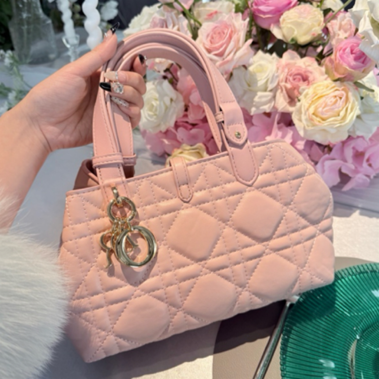 【横版粉色土著】女包粉色大容量带内袋单肩包手提包早春小众包包