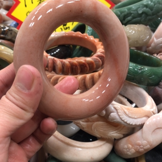 南红玛瑙手镯合金绿*灵