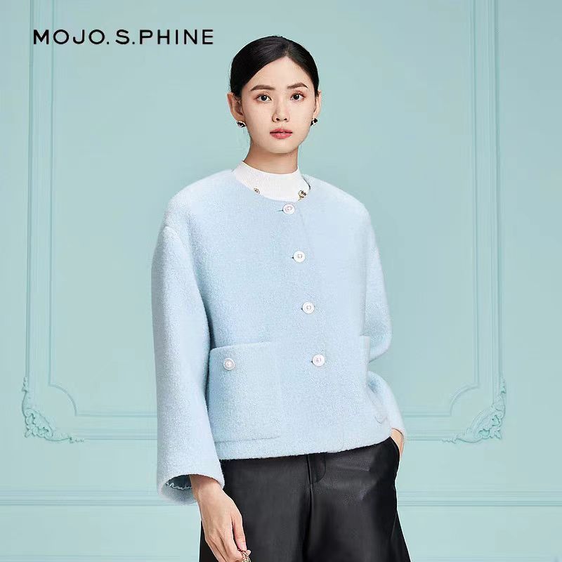 MOJO.S.PHINE新款绵羊毛外套-MJED19WHC120U01/zb