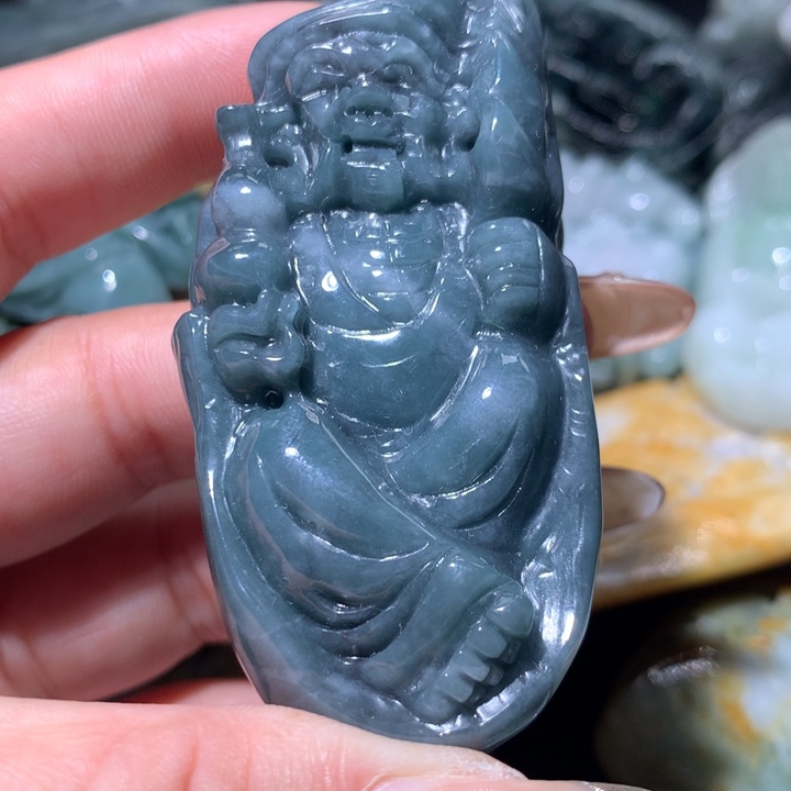 翡翠未镶嵌颈饰保真天然A货翡翠