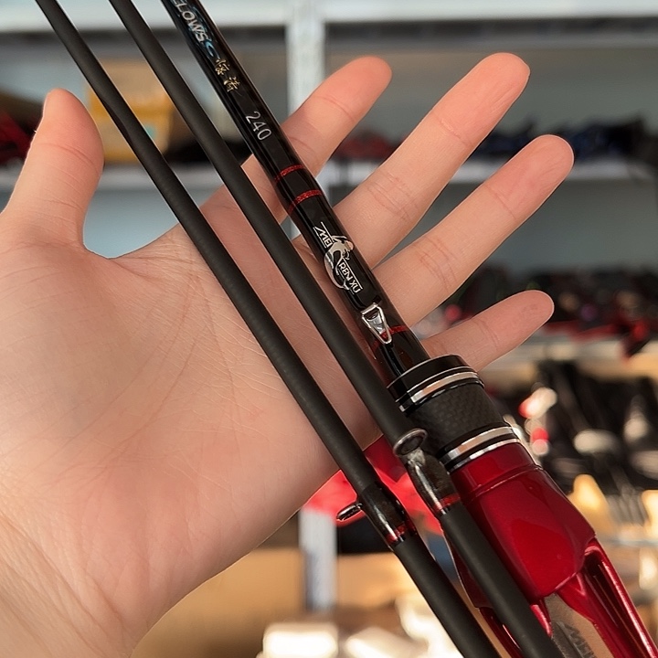 碳素3.8m美人鱼惊涛 2.4 双杆稍枪柄