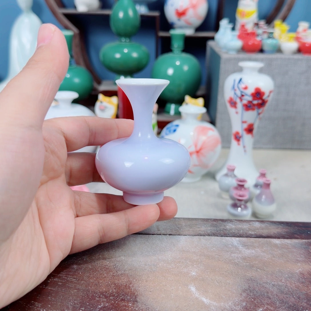 陶瓷手工小花器摆件