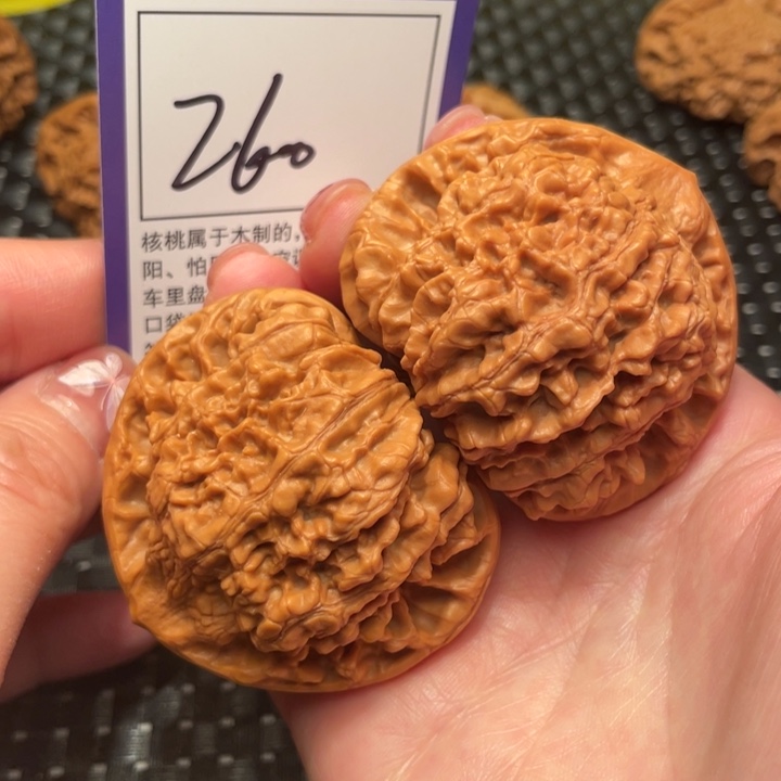 文玩核桃把件53官帽260