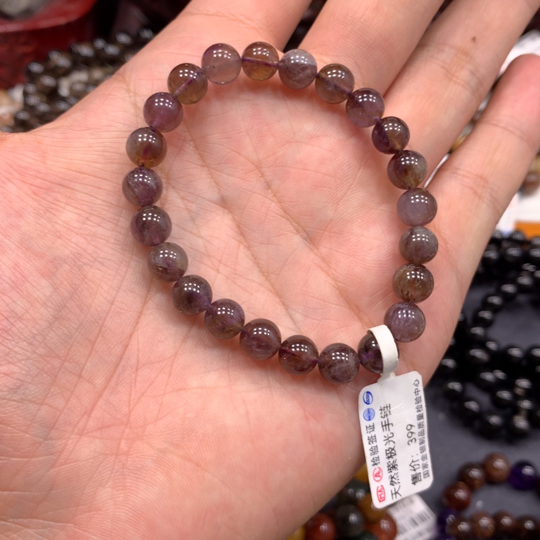 水晶手串未镶嵌天然