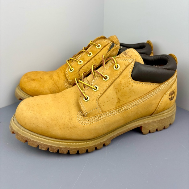 95新 MM6 43码/大黄靴低帮/正品潮鞋球鞋/全新公价1699/鞋面霉点