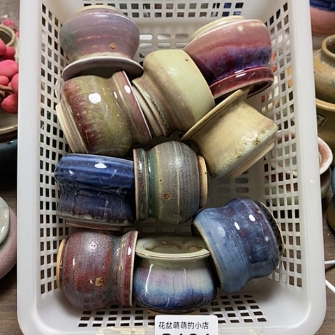 紫砂花盆431微瑕品口径4厘米左右