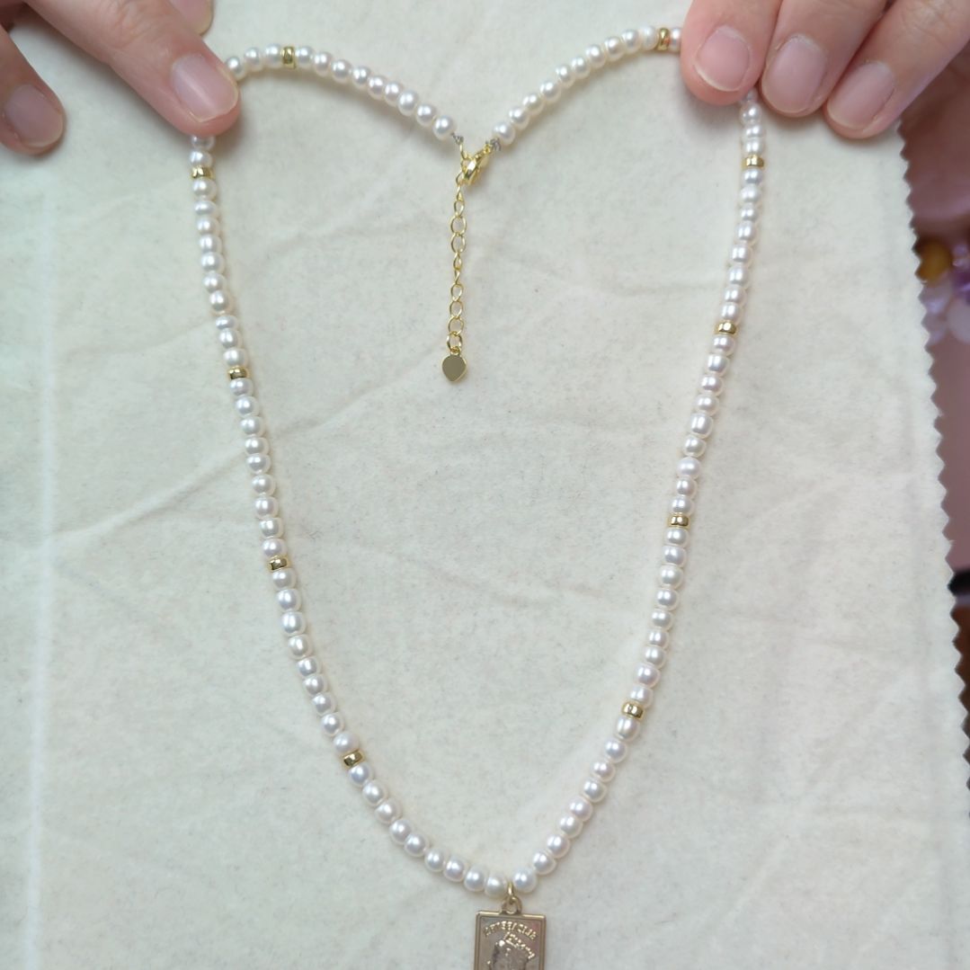 颈饰合金淡水珍珠福利款