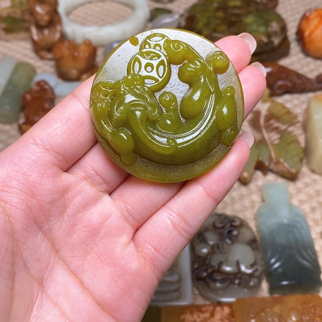 白玉菩提吊坠白玉菩提白玉菩提摆件