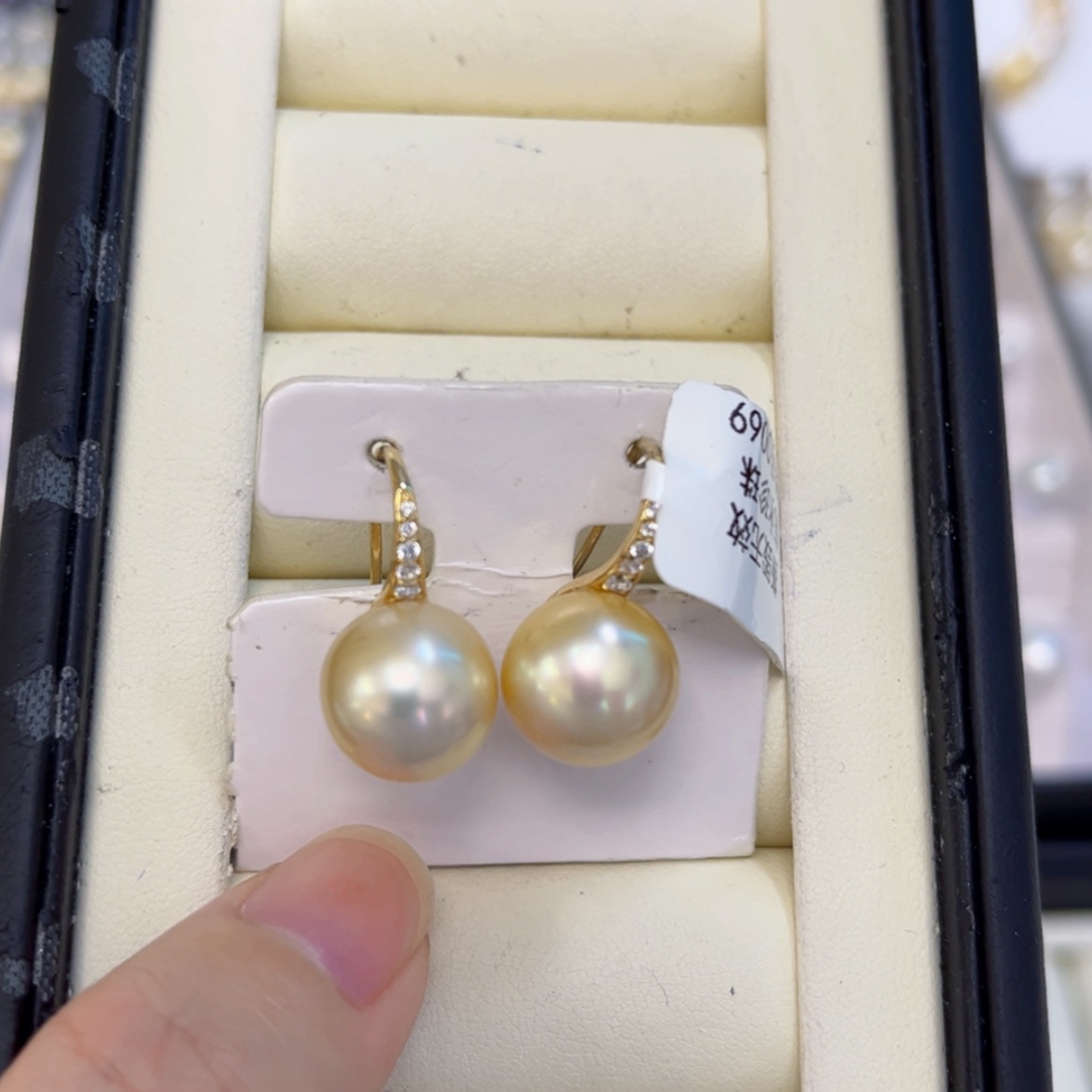 【闪购商品】海水珍珠耳饰未镶嵌几乎无暇