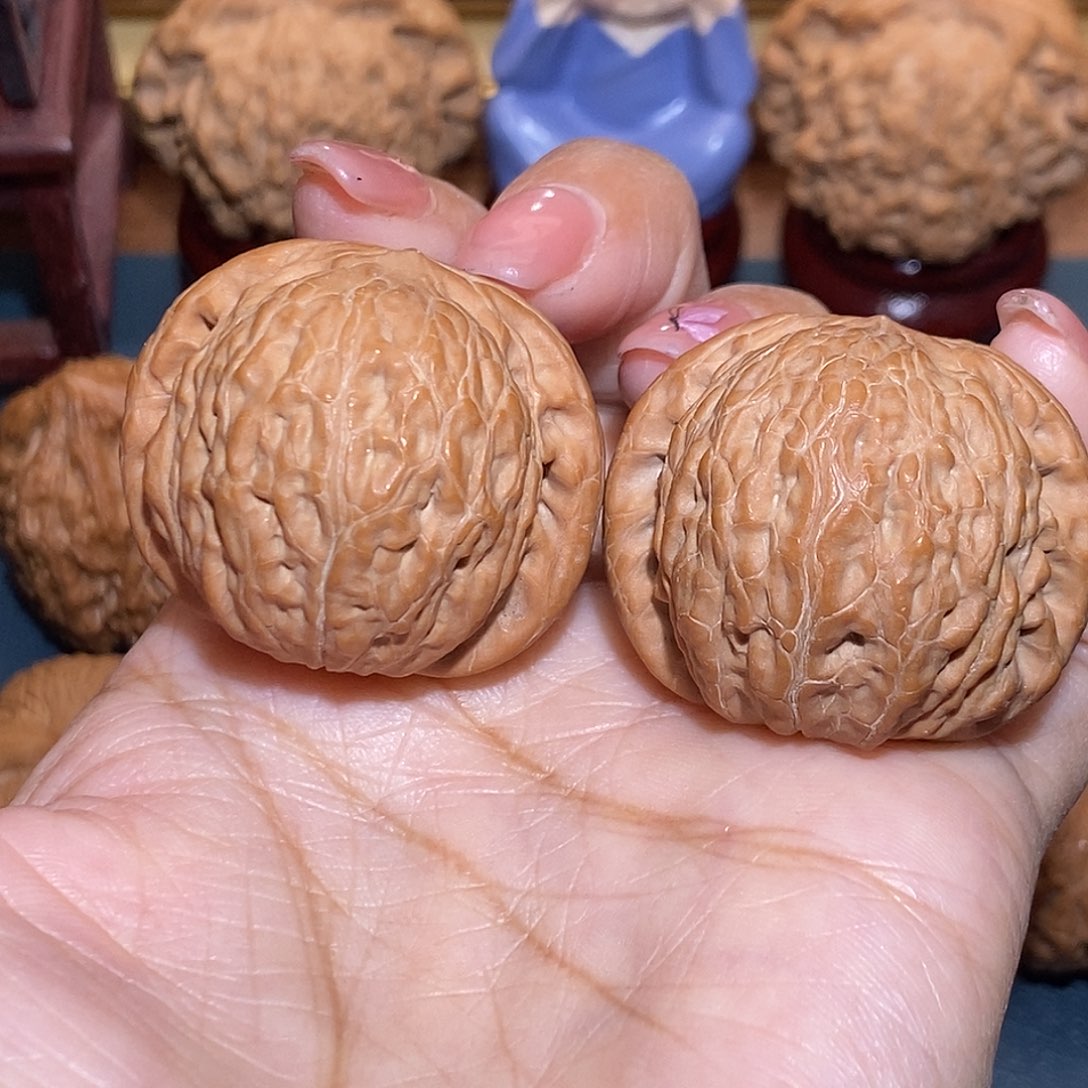 文玩核桃把件铁锤38.5