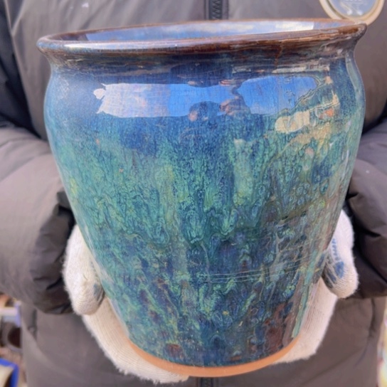 紫砂花盆高20口18———-