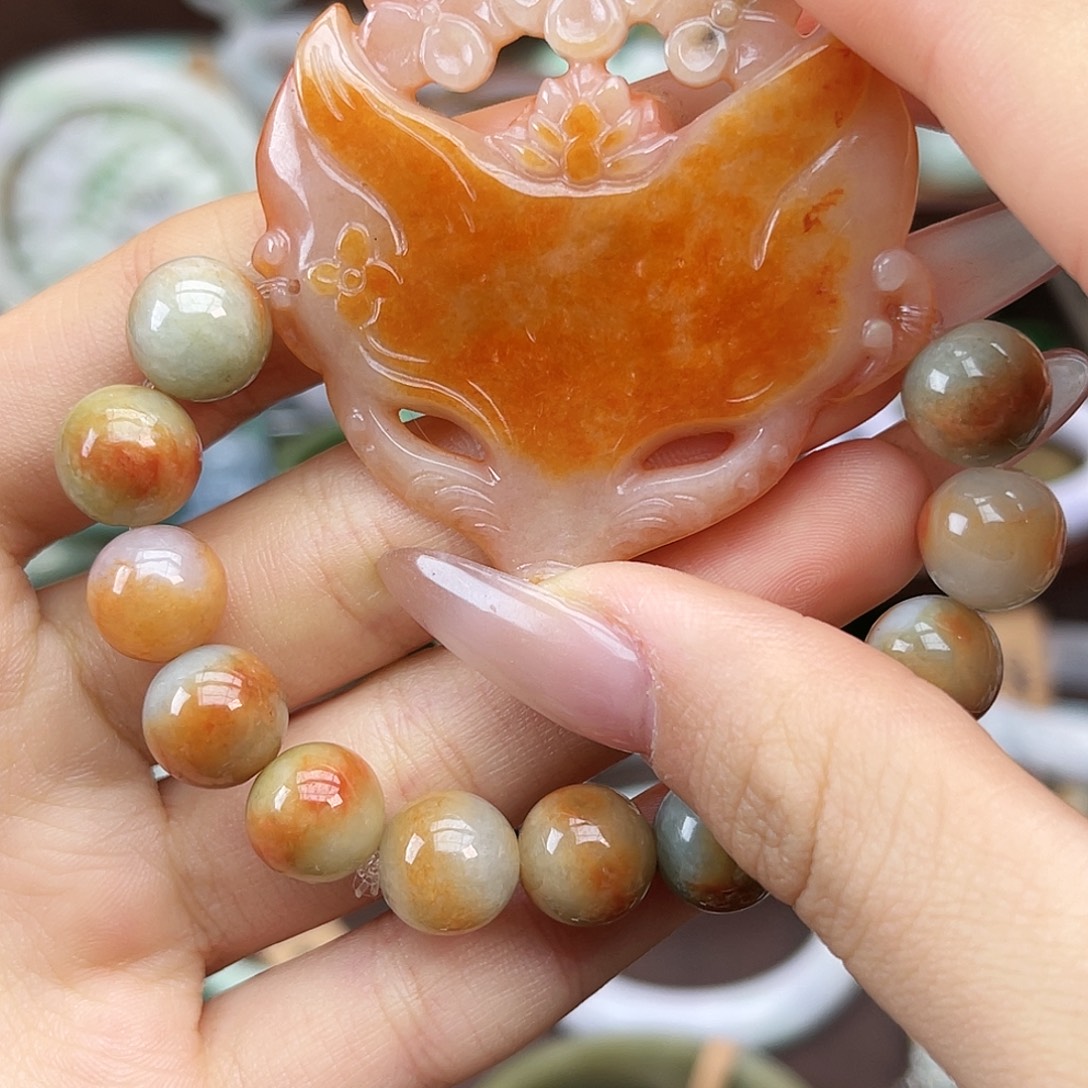 翡翠未镶嵌手链手链