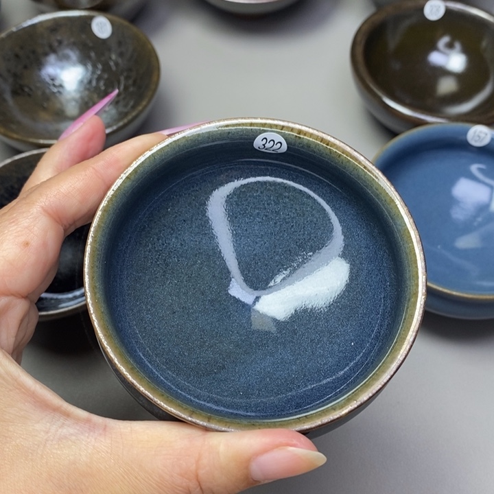 茶盏江*建窑建盏柴烧主人杯