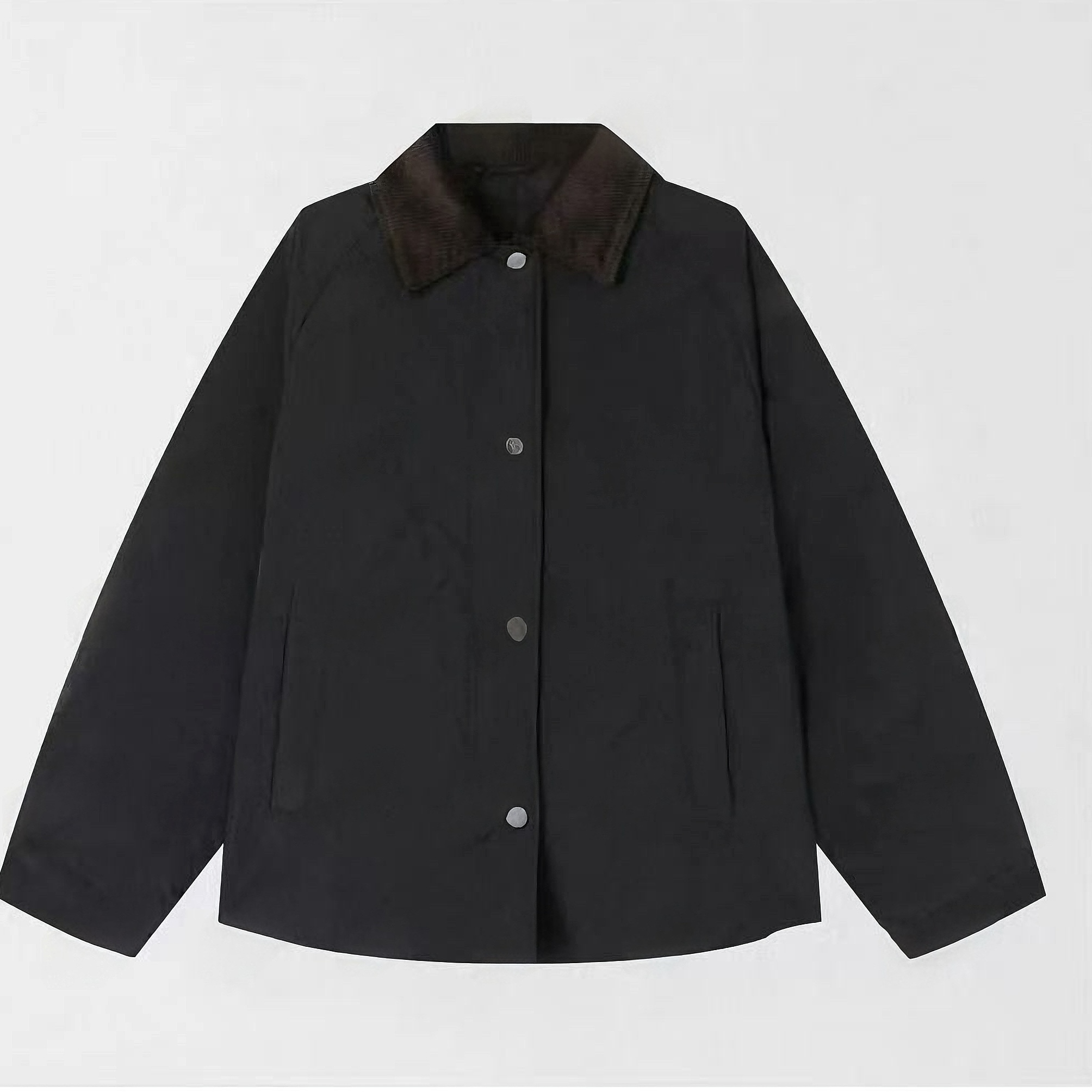 【曼城奇遇】极简风灯芯绒领女冬季宽松棉服菱格外套 TY9021(新)